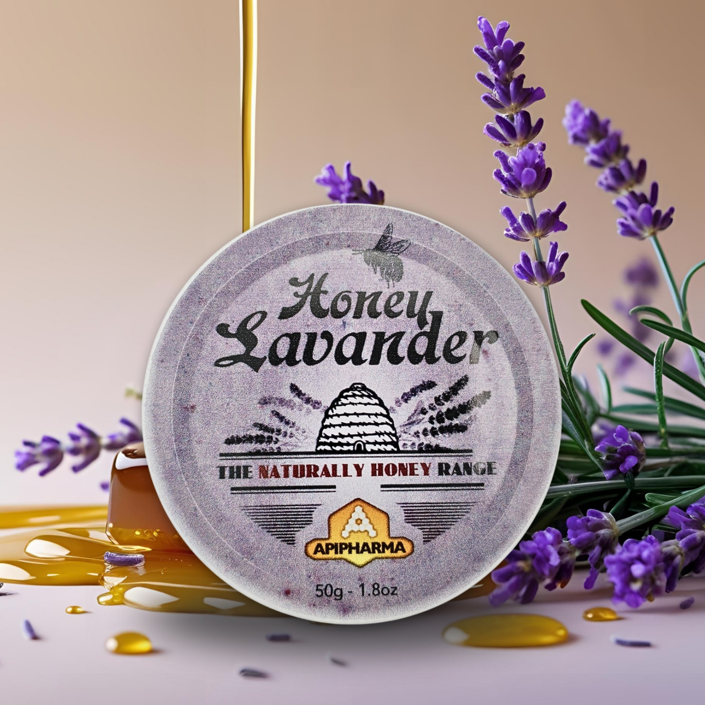 Apipharma Honey Lavender - French Gourmet Natural Candy Tin