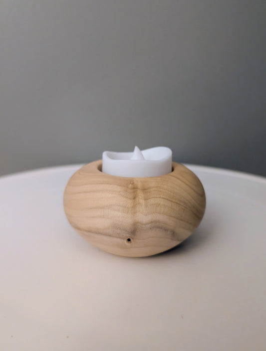 Poplar Votive Candle Holder #275