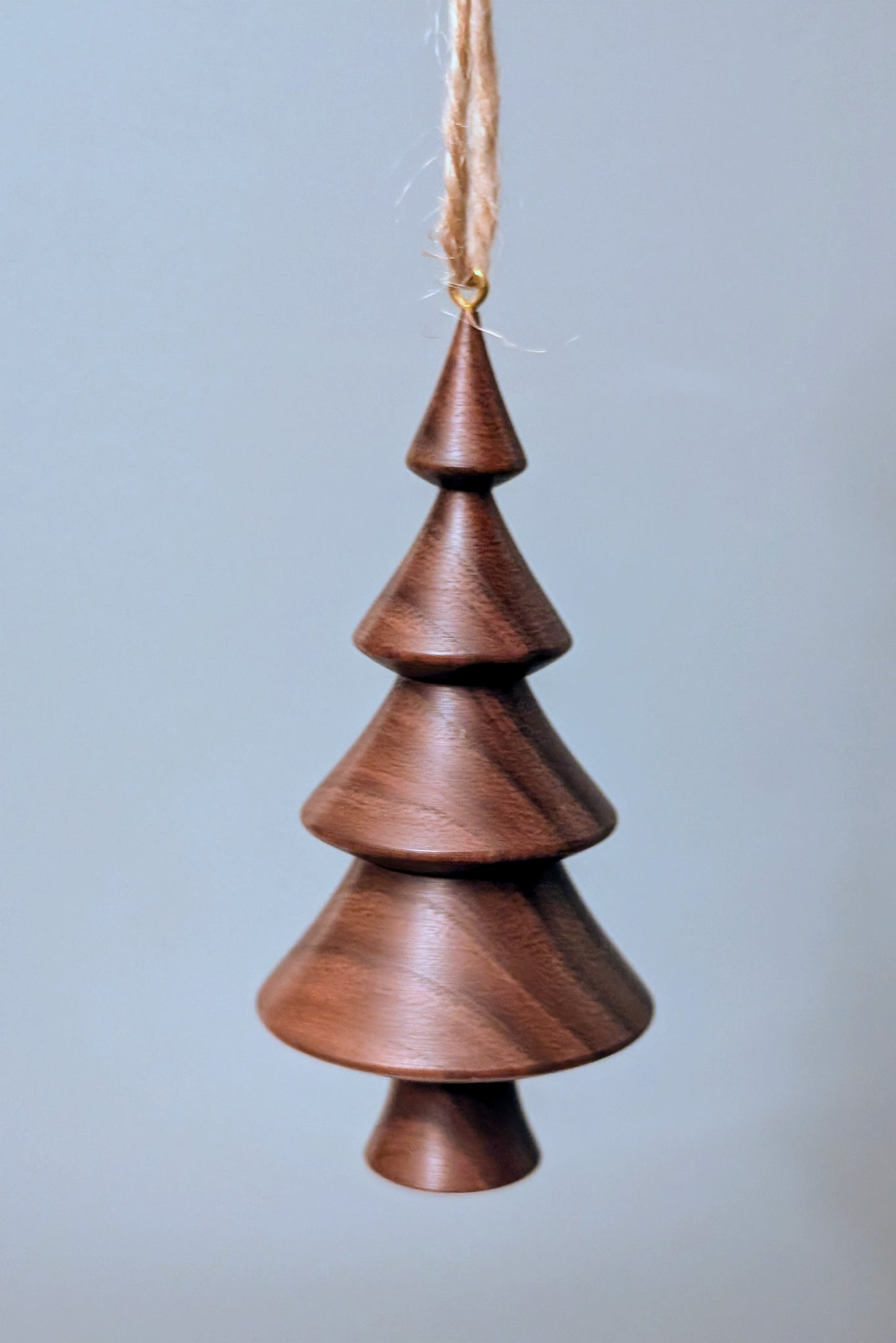 Black Walnut Christmas Tree Ornament