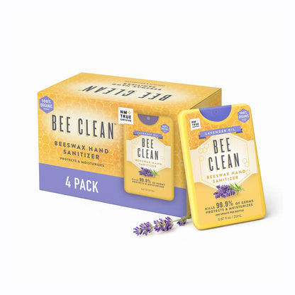 Bee Clean Organic Beeswax Lavender Hand Sanitizer