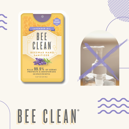 Bee Clean Organic Beeswax Lavender Hand Sanitizer