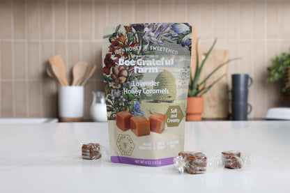 100% Honey Sweetened Lavender Honey Caramel