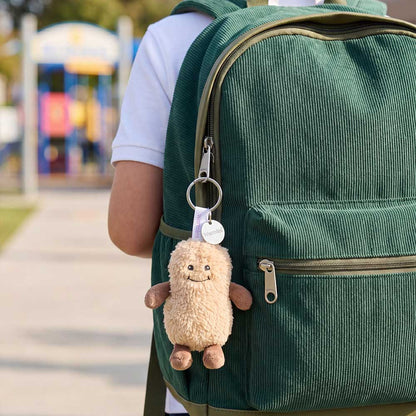 Peanut Keyring sensory Squishy fun teen trendz