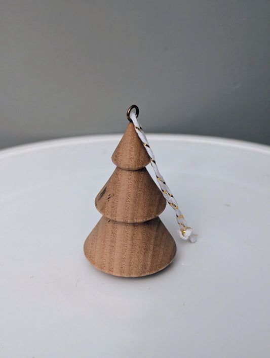 American Chestnut Hand Turned Tree Ornament #127