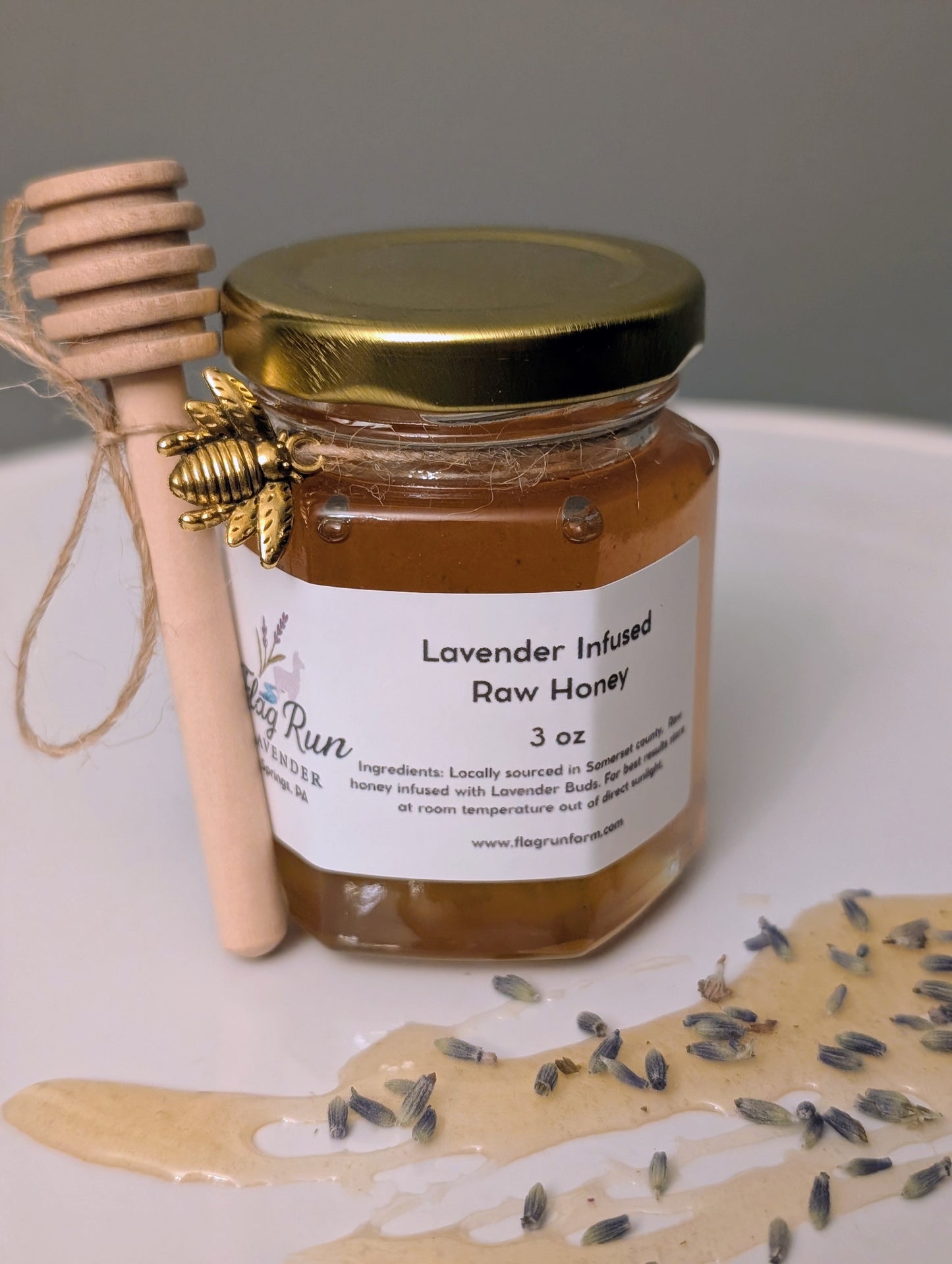 Lavender Infused Raw Honey
