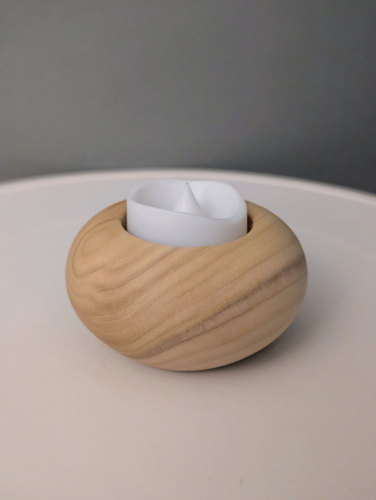 Poplar Tea Candle Holder  #275