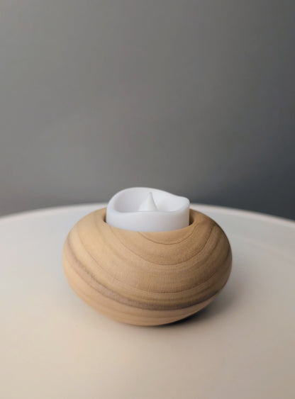 Poplar Tea Candle Holder  #275