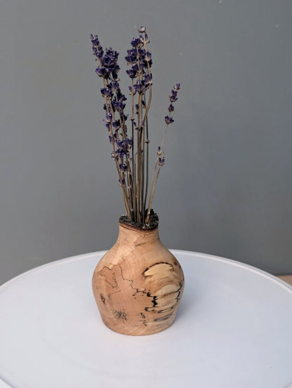 Sugar Maple rustic dry vase #282