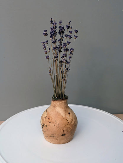 Sugar Maple rustic dry vase #282