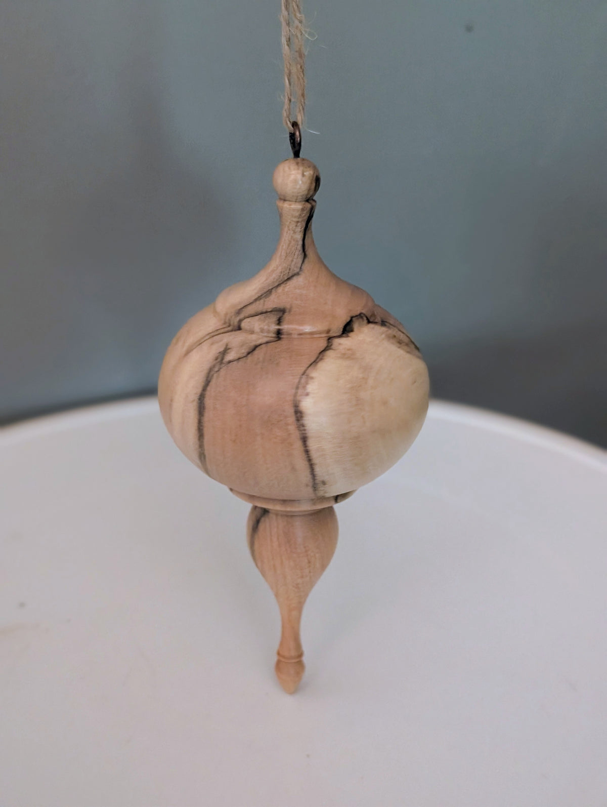 Spalted Maple Ornament #303