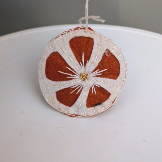 Orange Ornament