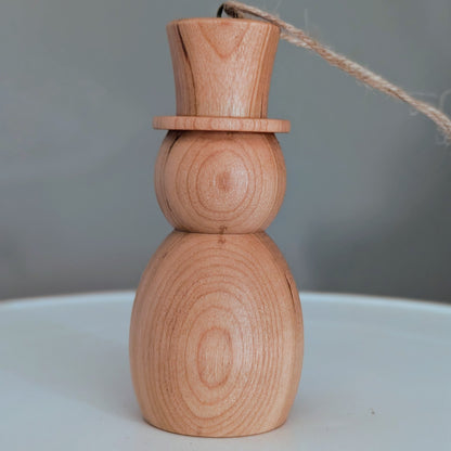 Cherry Snowman Ornament  #323