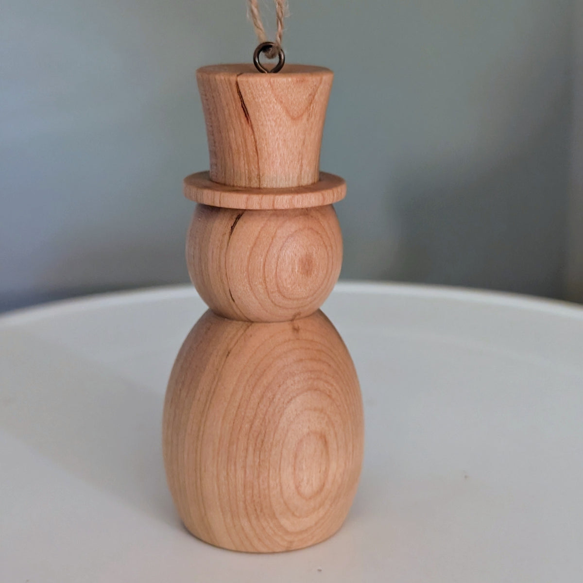 Cherry Snowman Ornament  #323