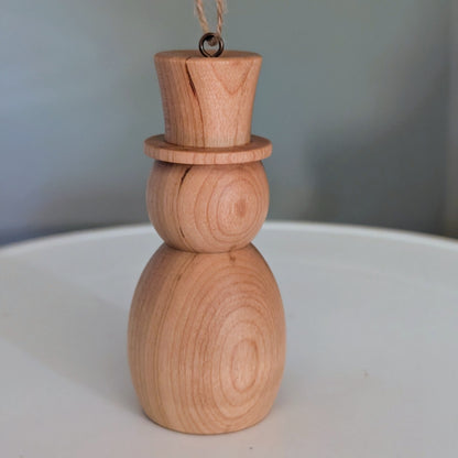 Cherry Snowman Ornament  #323