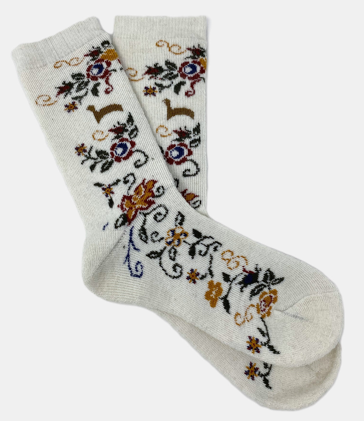 Prairie Print Alpaca Socks