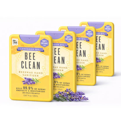 Bee Clean Organic Beeswax Lavender Hand Sanitizer