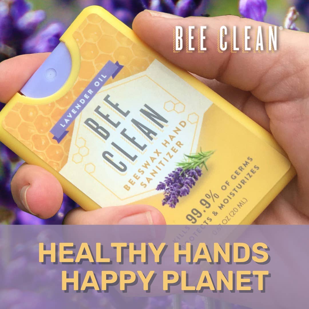 Bee Clean Organic Beeswax Lavender Hand Sanitizer