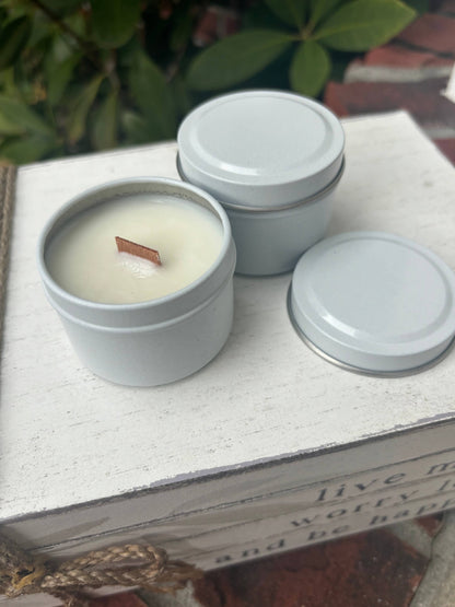 White Mini Soy 2oz Candles