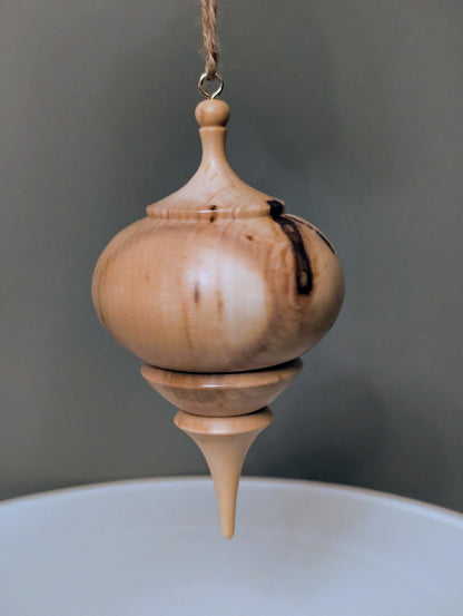 Spalted Maple Ornament #209