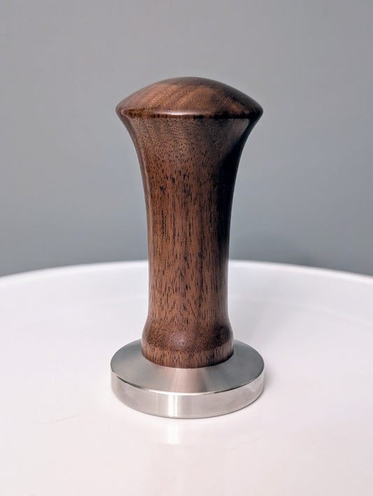 Hand Turned Black Walnut Espresso Tamper
