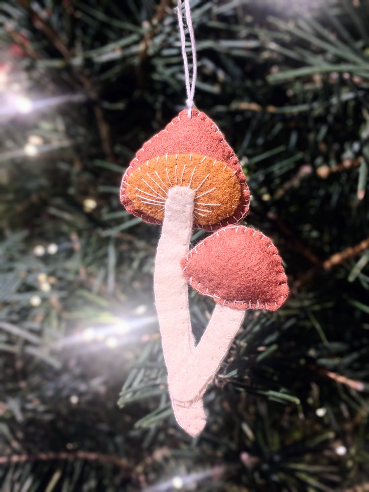 Mushroom ornament