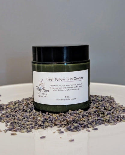 Lavender Beef Tallow Suncream 4 oz