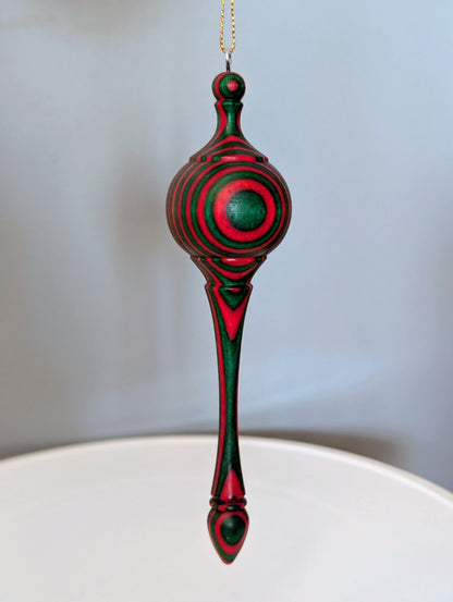 Hand turned ornament