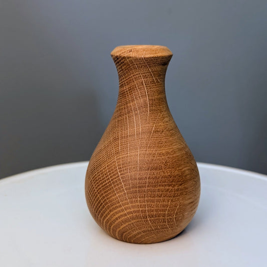 Cross Grain Red Oak Dry Vase
